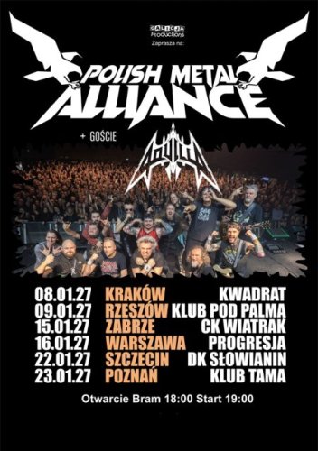 Polish Metal Alliance + gość specjalny Aquilla | Trasa Koncertowa 2027 - Kraków