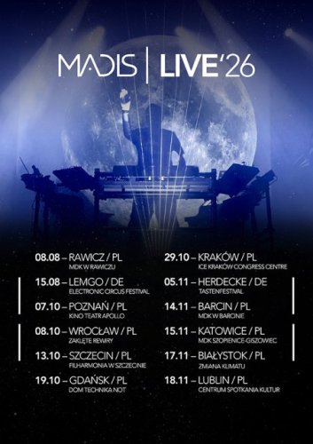 Madis Live'26 – Trasa Koncertowa 2026 – Bilety, Program, Miasta